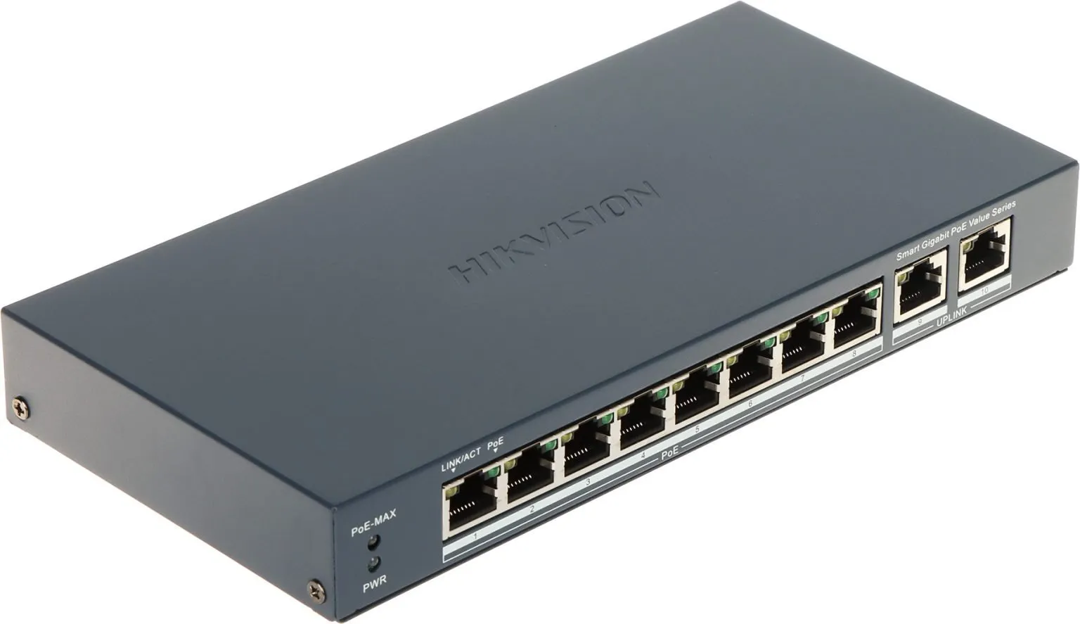 Hikivision DS-3E1510P-EI/M 8 Port Gigabit Smart POE Switch